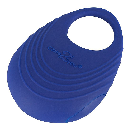 Виброкольцо синего цвета для пениса Orion Per Due 0587923