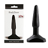 Чёрный анальный стимулятор Lola toys Small Anal Plug 510269lola (12 см)