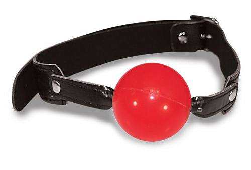 Красный кляп в рот в виде шара Sportsheets и Sex Mischief Solid Ball Gag SS10024