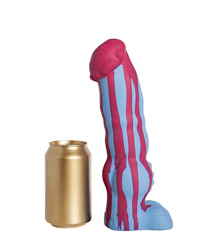 Розово-голубой фаллоимитатор-гигант Erasexa «Фелкин» Large zoo73 (26,3 см)