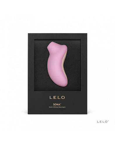 Нежно-розовый клиторальный звуковой массажёр Lelo Sona LEL6164