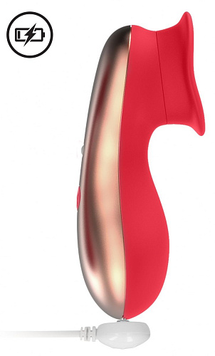 Красный клиторальный стимулятор Shots Media BV Dreamy ELE004RED