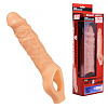 Насадка, увеличивающая длину и диаметр пениса XR Brands Size Matters  AD425-Flesh (13 см)