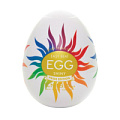 Белый мастурбатор-яйцо Tenga SHINY Pride Edition EGG-011P