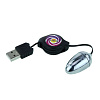 Серебристое виброяйцо с USB-питанием Baile BI-014122