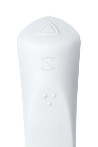 Белый гибкий водонепроницаемый вибратор Sirens Venus S-1-1 (22 см)