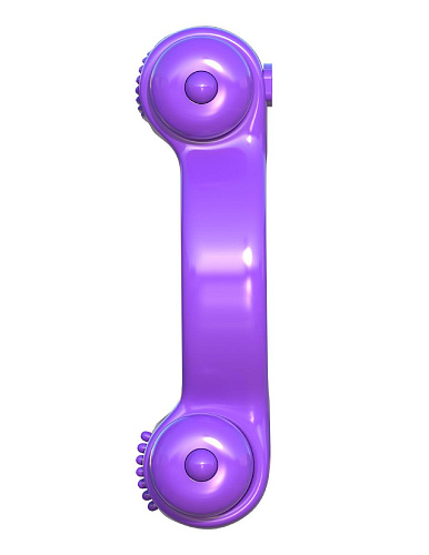 Фиолетовое эрекционное кольцо с 2 виброэлементами Pipedream Magic Touch Couples Ring PD5806-12