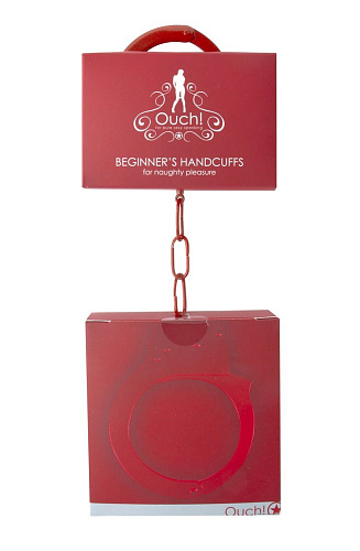 Красные наручники Shots Media BV OUCH! Red OU001RED