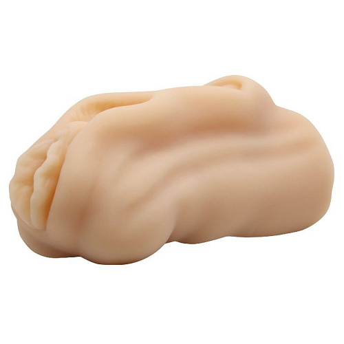 Мастурбатор-вагина телесного цвета  без вибрации с необычным дизайном Baile BM-009184-1