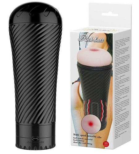 Мастурбатор-анус телесного цвета с многоуровневой вибрацией Baile BM-00900T31Z-2