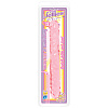 Двухсторонний гелевый фаллоимитатор розового цвета Doc Johnson Crystal Jellies 12 Jr. Double Dong 0287-01-CD (30,5 см)