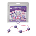 Фиолетовые анальные шарики Dream Toys GOOD VIBES ANAL BEADS MEDIUM 20050