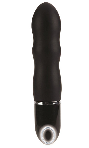 Чёрный вибромассажёр California Exotic Novelties 10-Function Adonis Conqueror SE-0415-20-3 (19 см)