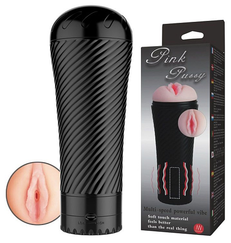 Телесная вагина-реалистик с многоуровневой вибрацией Baile BM-00900T31Z