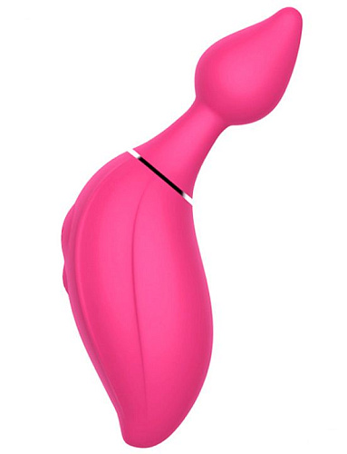 Розовый расширяющийся вибратор Yuanse Daphne G-0018 (15,4 см)