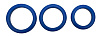 Набор из 3 синих эрекционных колец Orion Blue Mate 05214770000
