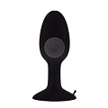 Чёрная анальная пробка Dream Toys MENZSTUFF ROLL PLAY 20840 (12 см)