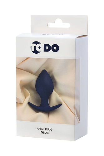 Фиолетовая анальная втулка ToyFa Glob 357003 (8 см)