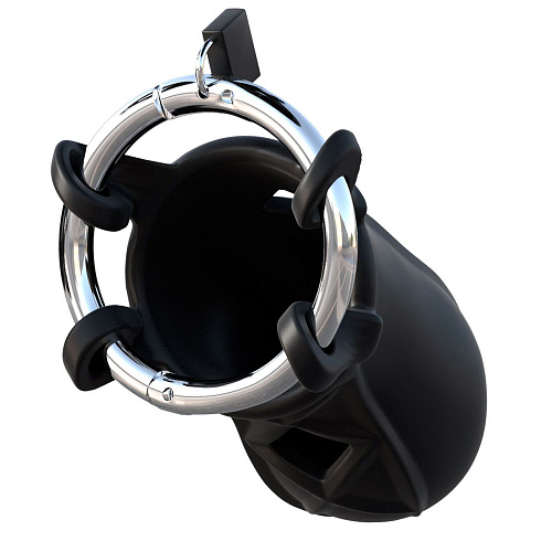 Чёрный замок верности Pipedream Extreme Silicone Cock Blocker PD5927-23