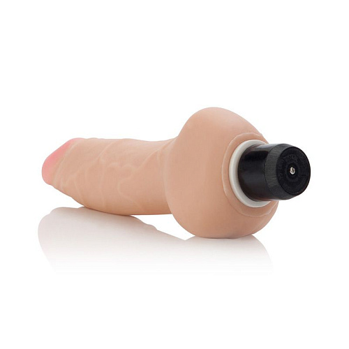 Реалистичный вибратор телесного цвета California Exotic Novelties Futurotic Ballsy Vibrating Dong 4.5 SE-0864-10-2 (16 см)