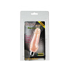 Телесный мини-вибромассажёр из TPR-материала Baile BI-040012-1002S (12 см)