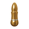 Золотистый алюминиевый вибратор Pipedream GOLD SMALL PD4956-27 (7,5 см)