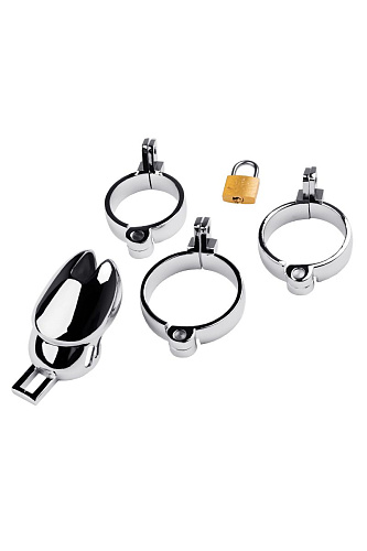 Стальной мужской пояс верности ToyFa TOYFA 717207