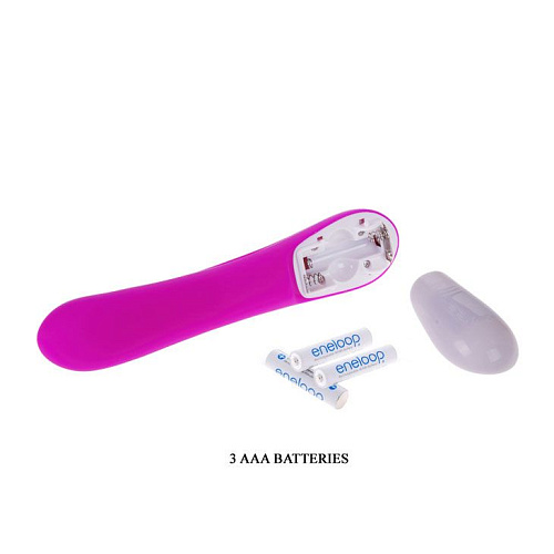 Фиолетовый вибратор с 30 режимами вибрации Baile Giles BI-014277 (19,5 см)
