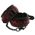 Чёрно-красные оковы с цепочкой Dream Toys ANKLE CUFFS 21535