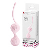 Нежно-розовые вагинальные шарики на сцепке Baile Kegel Tighten UP I BI-014490