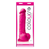 Розовый фаллоимитатор NS Novelties Colours Pleasures 8 Dildo NSN-0405-24 (24,8 см)