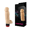 Вибратор реалистичной формы с мошонкой телесного цвета Сумерки богов №5 102-05 BX SB (20,5 см)
