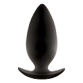 Большая чёрная анальная пробка для ношения NS Novelties Renegade Spades NSN-1106-33 (10,1 см)