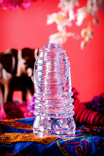 Прозрачный мастурбатор ToyFa Lingam Savitri 880104