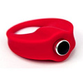 Красное эрекционное кольцо с вибрацией Topco Sales TLC CaliberVibrating Silicone Cock Ring 1006028