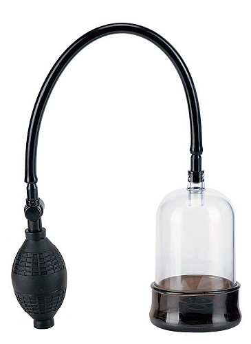 Прозрачная помпа на головку фаллоса Seven Creations Penis Head Pump 2K590BLK BX GP