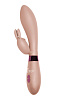 Бежевый вибратор с клиторальным зайчиком Indeep Yonce 7702-03indeep (20,5 см)