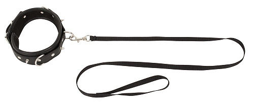 Чёрный ошейник с поводком Orion Bad Kitty 2492512 1001