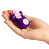 Фиолетовый клиторальный вибростимулятор Sqweel Go Purple LH-46092