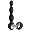 Чёрный анальный вибромассажёр Dream Toys DIONE REMOTE 21622 (16 см)
