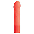 Оранжевый мини-вибратор Dream Toys NEON BLISS VIBRATOR 20755 (9 см)