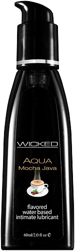 Лубрикант с ароматом «Кофе мокко» Wicked Aqua Mocha Java 90312 (60 мл)
