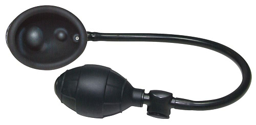 Вагинальная помпа чёрного цвета с грушей Orion The Black Treasure Pussy 05200120000