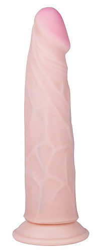Классический фаллоимитатор телесного цвета на присоске LOVETOY (А-Полимер) ART-Style №30 018407