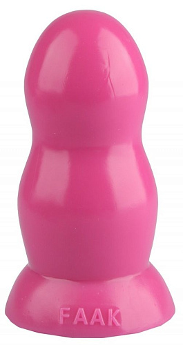 Розовая гладкая анальная втулка Сумерки богов 1016-84 BX DD (15,5 см)