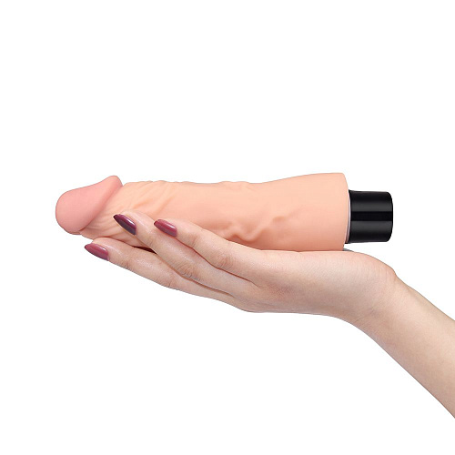 Вибратор-реалистик телесного цвета Lovetoy Real Softee LV0911 (17,8 см)