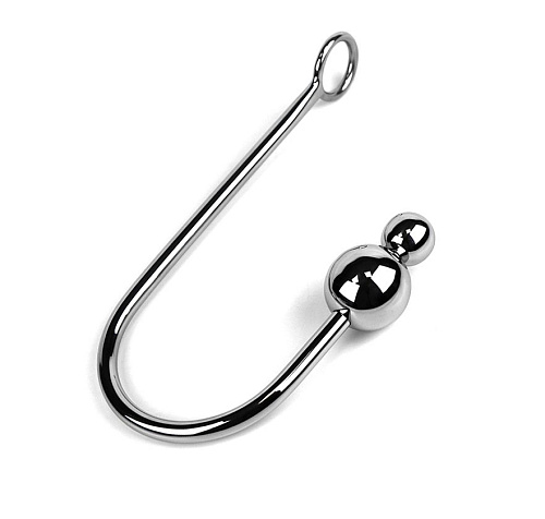 Анальный крюк Double Ball hook с двумя шариками на кончике House of steel WB-HS-556