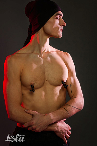 Чёрные зажимы на соски Lola toys Craze 1132-01lola