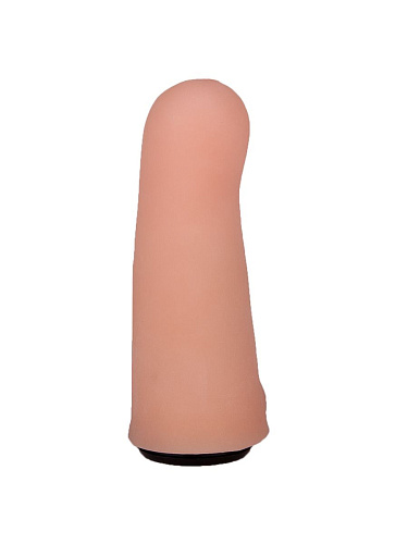 Чёрный пояс-трусики с 2 телесными насадками LOVETOY (А-Полимер) Exotic-Alice 331203 (18 см)