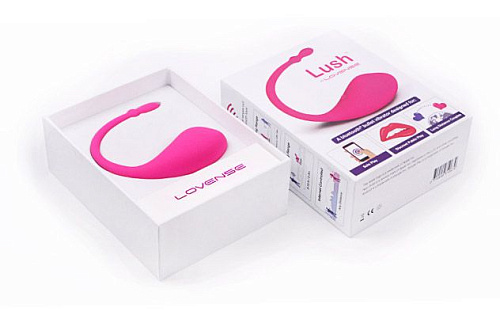 Умный розовый вибратор Lovense Lush Bullet Vibrator E26372 (18 см)